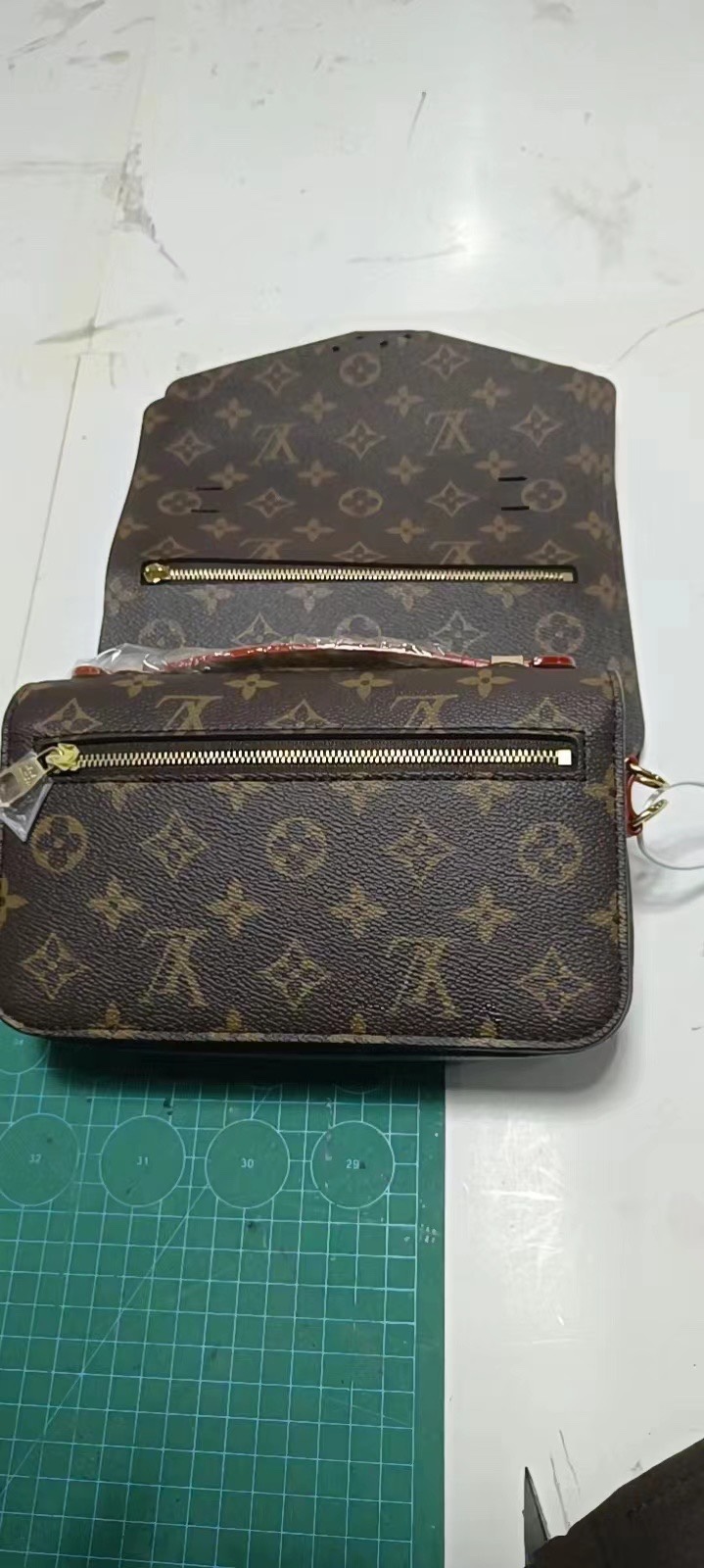 Louis Vuitton leather assembly process